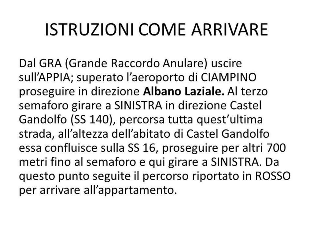 Apartment Castel Gandolfo Room photo